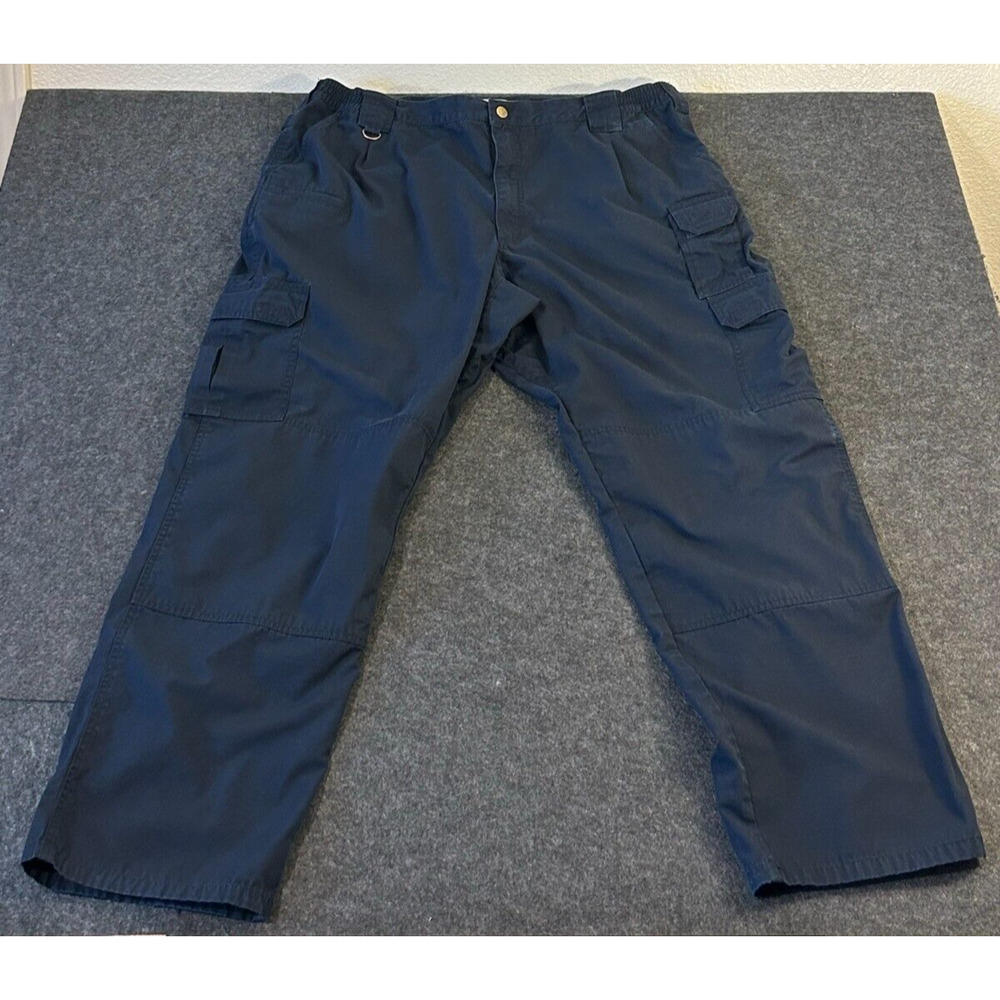 5.11 Tactical Series Cargo Pants 42x32 Blue Utility Hiking Straight Leg 44598